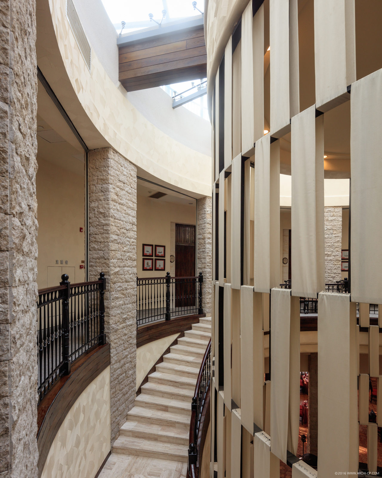 Stairs In Restaurant